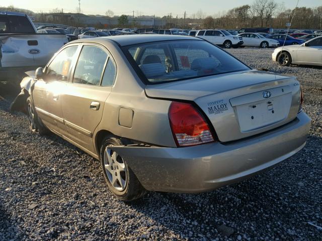 KMHDN46D16U261347 - 2006 HYUNDAI ELANTRA GL GOLD photo 3