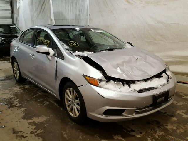 2HGFB2F89CH313868 - 2012 HONDA CIVIC EX SILVER photo 1
