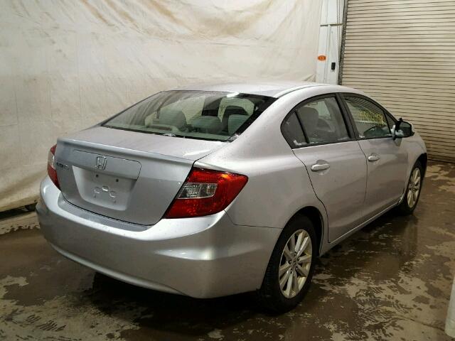 2HGFB2F89CH313868 - 2012 HONDA CIVIC EX SILVER photo 4