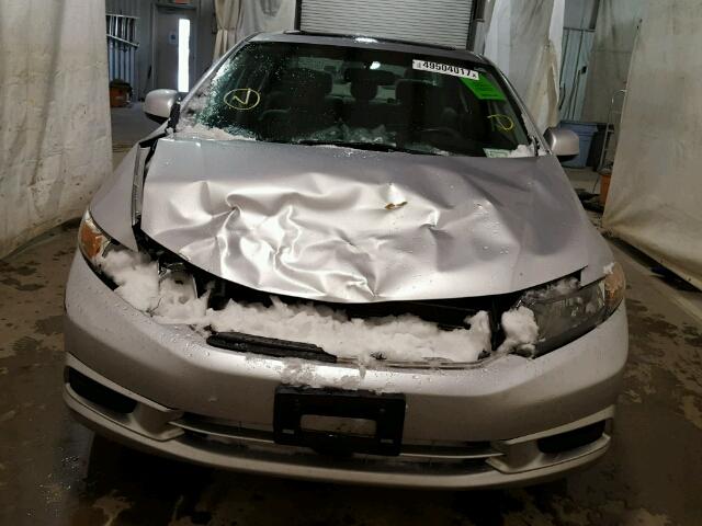 2HGFB2F89CH313868 - 2012 HONDA CIVIC EX SILVER photo 9