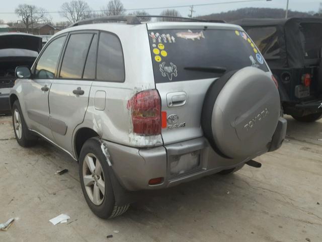 JTEGD20V740010505 - 2004 TOYOTA RAV4 SILVER photo 3