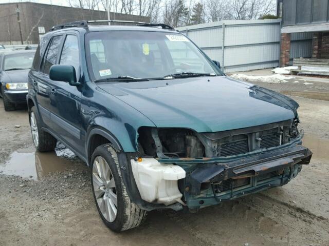 JHLRD1762YC017990 - 2000 HONDA CR-V EX GREEN photo 1