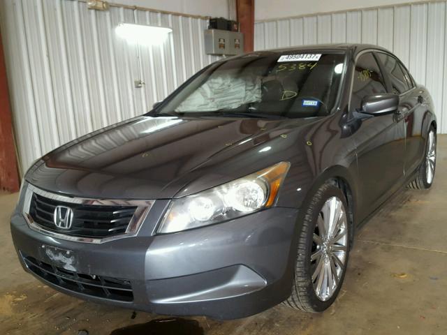 1HGCP26808A005384 - 2008 HONDA ACCORD EXL CHARCOAL photo 2