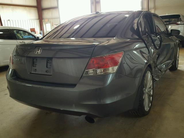 1HGCP26808A005384 - 2008 HONDA ACCORD EXL CHARCOAL photo 4