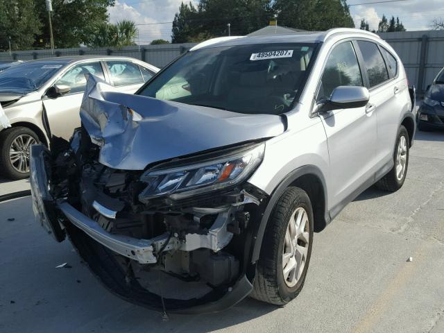 2HKRM3H74FH523600 - 2015 HONDA CR-V EXL GRAY photo 2