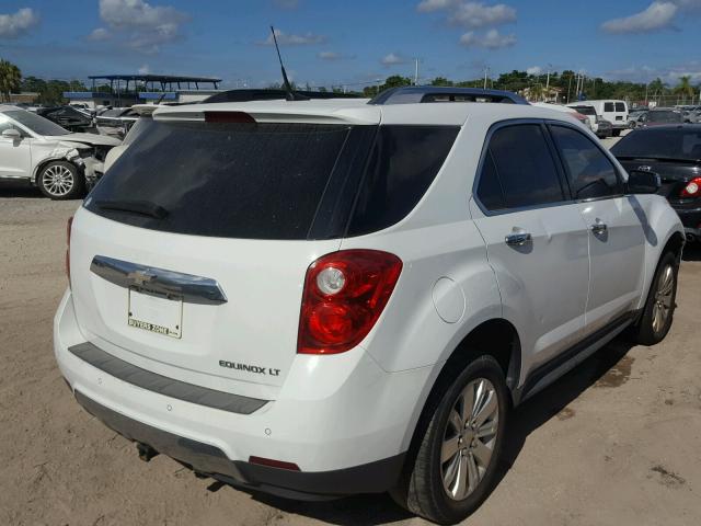 2GNALPEC4B1263355 - 2011 CHEVROLET EQUINOX LT WHITE photo 4