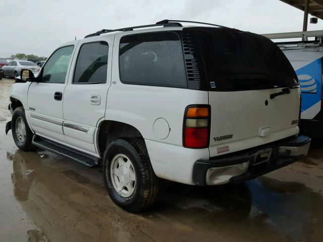 1GKEC13Z14R155465 - 2004 GMC YUKON WHITE photo 3