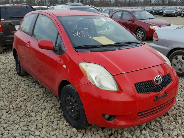 JTDJT923875129561 - 2007 TOYOTA YARIS RED photo 1