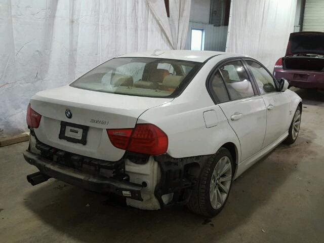 WBAPK5C55BA659456 - 2011 BMW 328 XI SUL WHITE photo 4