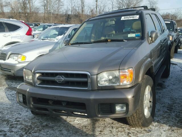 JN8DR09Y91W585230 - 2001 NISSAN PATHFINDER BEIGE photo 2