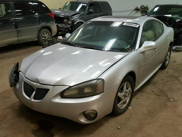 2G2WS522X41146288 - 2004 PONTIAC GRAND PRIX SILVER photo 2