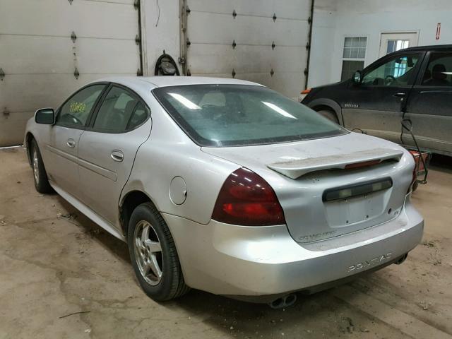2G2WS522X41146288 - 2004 PONTIAC GRAND PRIX SILVER photo 3