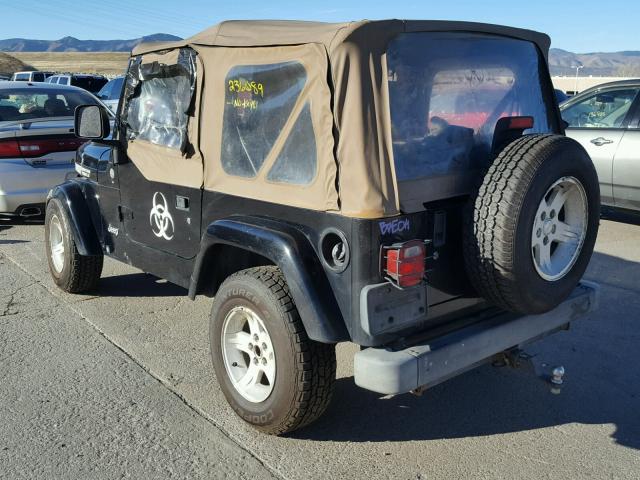 1J4FA59S74P800598 - 2004 JEEP WRANGLER / BLACK photo 3