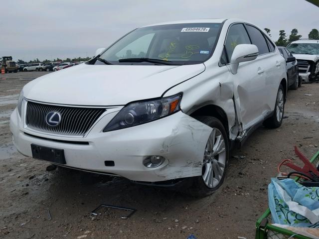 JTJZB1BA3B2004870 - 2011 LEXUS RX 450 WHITE photo 2