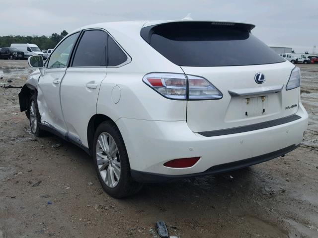 JTJZB1BA3B2004870 - 2011 LEXUS RX 450 WHITE photo 3