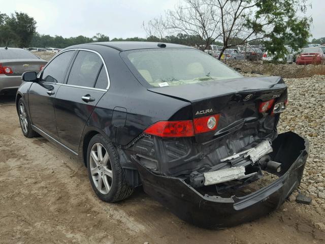 JH4CL96825C018977 - 2005 ACURA TSX BLACK photo 3