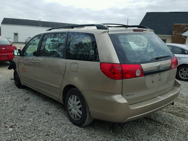 5TDZK23C68S153171 - 2008 TOYOTA SIENNA BEIGE photo 3