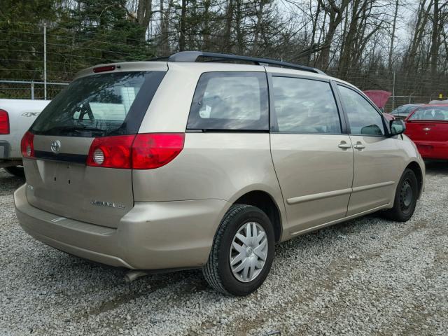 5TDZK23C68S153171 - 2008 TOYOTA SIENNA BEIGE photo 4