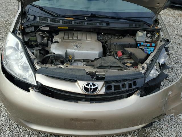 5TDZK23C68S153171 - 2008 TOYOTA SIENNA BEIGE photo 7