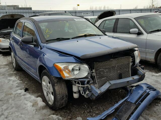 1B3HB48B87D580712 - 2007 DODGE CALIBER SX BLUE photo 1