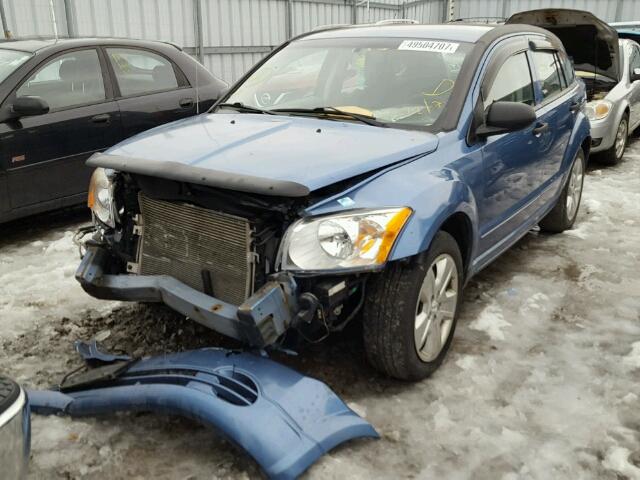 1B3HB48B87D580712 - 2007 DODGE CALIBER SX BLUE photo 2