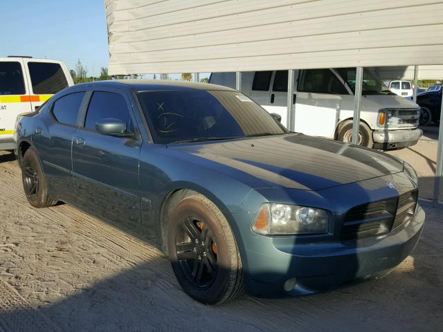 2B3KA53H86H166583 - 2006 DODGE CHARGER R/ GREEN photo 1