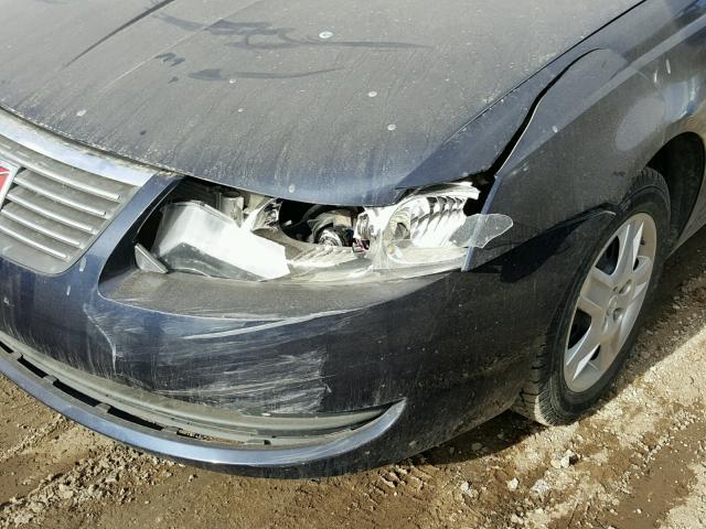 1G8AJ55F37Z199511 - 2007 SATURN ION LEVEL BLUE photo 9