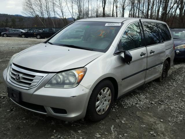 5FNRL38228B031978 - 2008 HONDA ODYSSEY LX GRAY photo 2