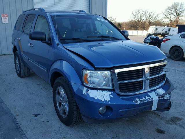 1D8HB58N38F146266 - 2008 DODGE DURANGO LI BLUE photo 1