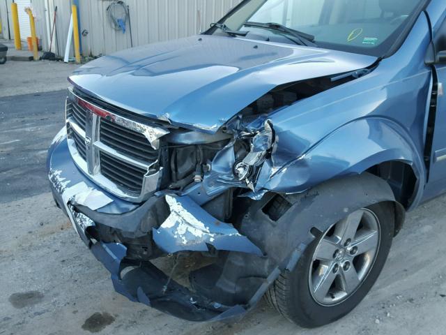 1D8HB58N38F146266 - 2008 DODGE DURANGO LI BLUE photo 9