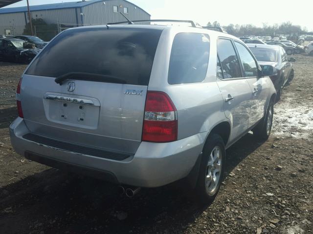 2HNYD18621H527812 - 2001 ACURA MDX TOURIN SILVER photo 4