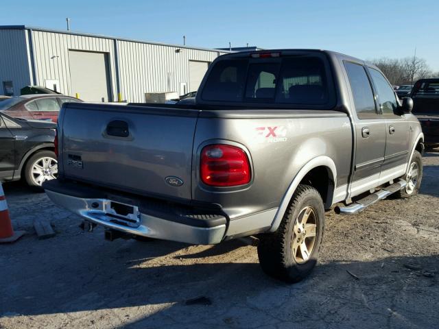 1FTRW08L12KB81248 - 2002 FORD F150 SUPER GRAY photo 4