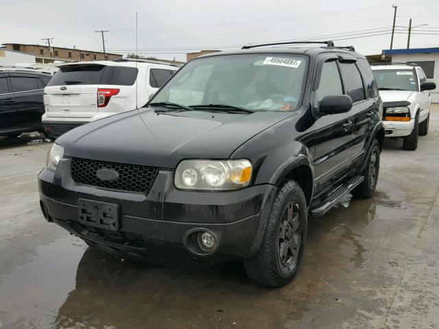 1FMCU931X6KA72729 - 2006 FORD ESCAPE XLT BLACK photo 2