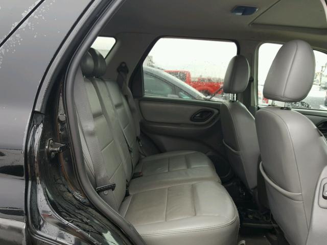 1FMCU931X6KA72729 - 2006 FORD ESCAPE XLT BLACK photo 6