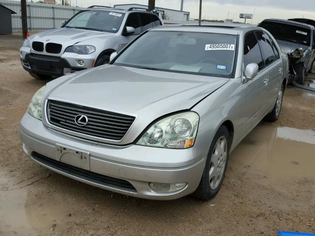 JTHBN30FX30098540 - 2003 LEXUS LS 430 SILVER photo 2