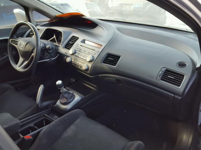 2HGFA55569H705386 - 2009 HONDA CIVIC SI SILVER photo 9