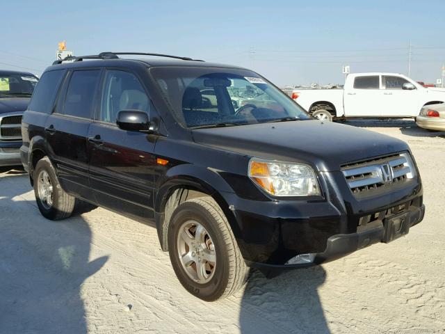 5FNYF18556B023047 - 2006 HONDA PILOT EX BLACK photo 1