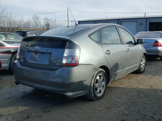 JTDKB20U953099604 - 2005 TOYOTA PRIUS GRAY photo 4