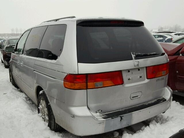 5FNRL18033B025652 - 2003 HONDA ODYSSEY EX SILVER photo 3