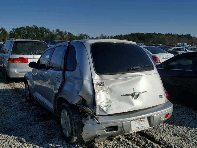 3A4FY58B07T541983 - 2007 CHRYSLER PT CRUISER SILVER photo 3