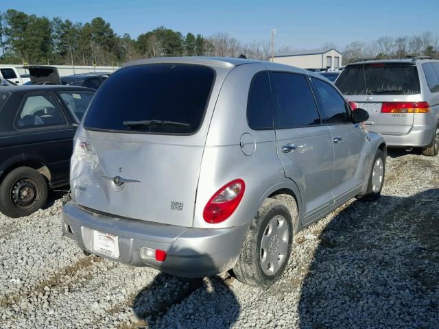 3A4FY58B07T541983 - 2007 CHRYSLER PT CRUISER SILVER photo 4