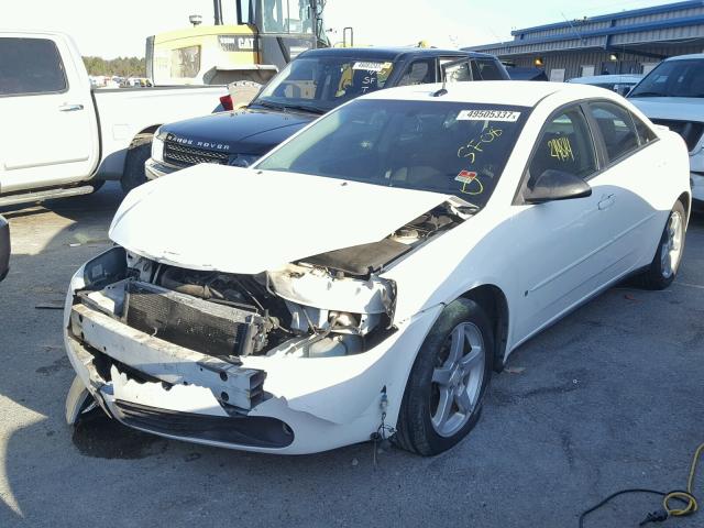 1G2ZG57N684152052 - 2008 PONTIAC G6 BASE WHITE photo 2