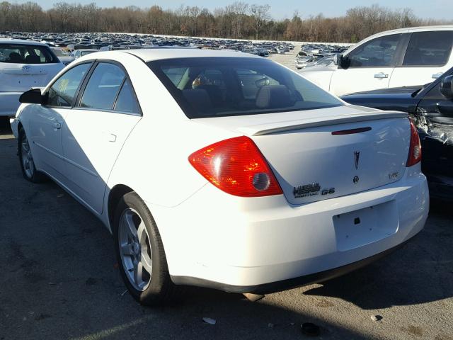 1G2ZG57N684152052 - 2008 PONTIAC G6 BASE WHITE photo 3