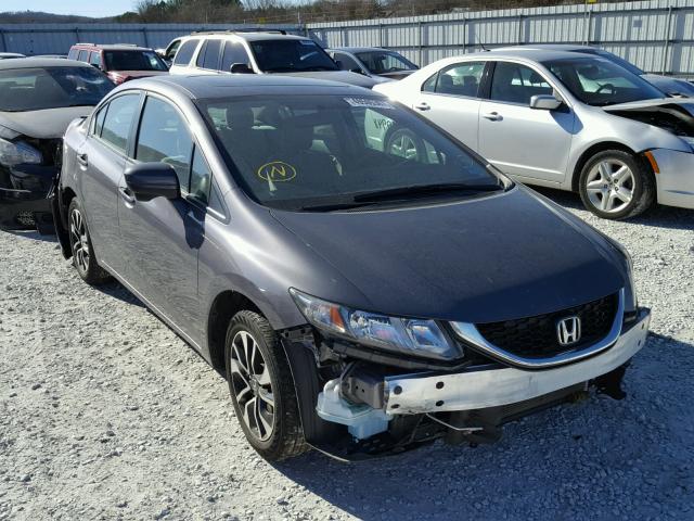 19XFB2F86EE068430 - 2014 HONDA CIVIC EX BLACK photo 1