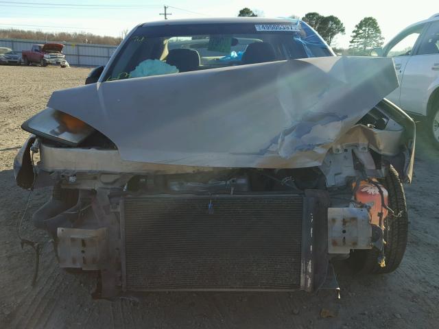 1G1ZT52845F297978 - 2005 CHEVROLET MALIBU LS GOLD photo 7