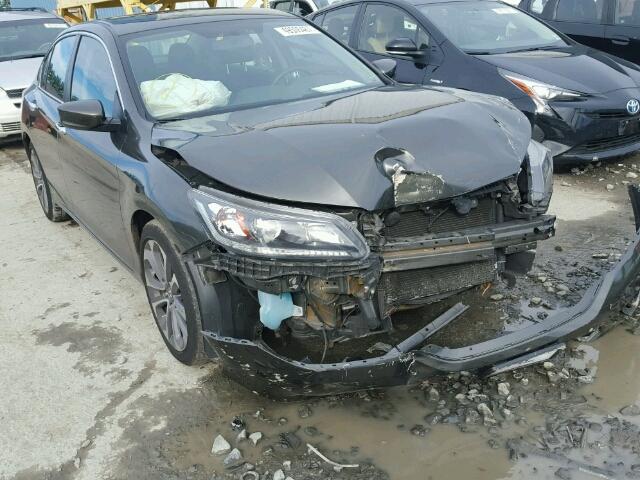 1HGCR2F54EA210895 - 2014 HONDA ACCORD SPO GRAY photo 1