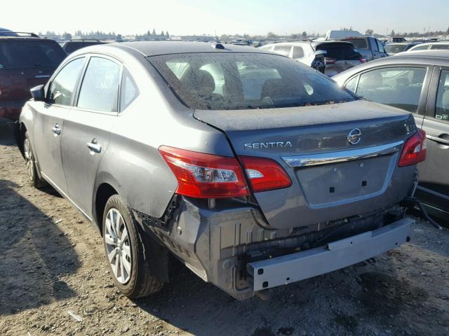 3N1AB7AP7GY229927 - 2016 NISSAN SENTRA S CHARCOAL photo 3