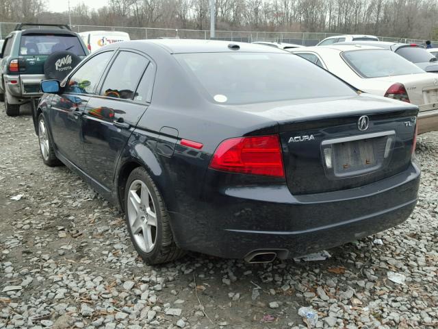 19UUA66226A072669 - 2006 ACURA 3.2TL BLACK photo 3