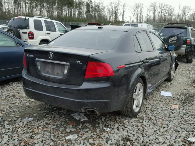 19UUA66226A072669 - 2006 ACURA 3.2TL BLACK photo 4