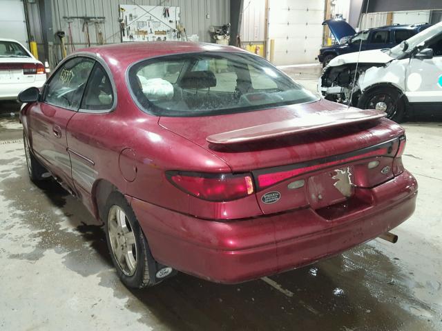 3FAFP11353R144447 - 2003 FORD ESCORT ZX2 MAROON photo 3